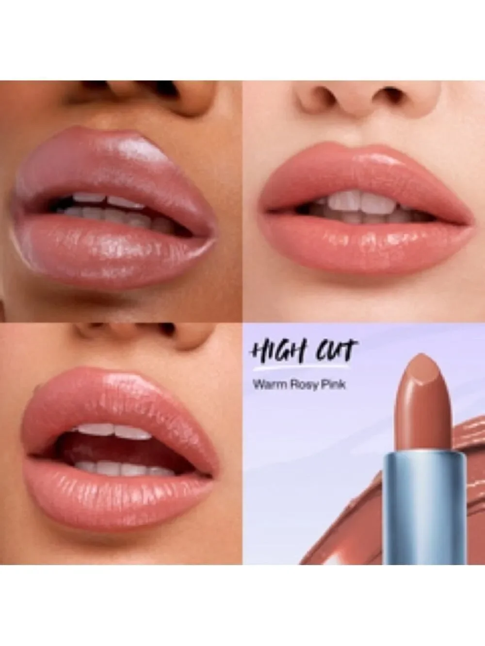 Kosas HIGH CUT Weightless Lip Color | NEW | Warm Rosy Pink | Nourishing Lipstick
